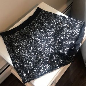 French Connection sequin shorts